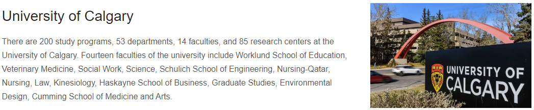 University of calgary